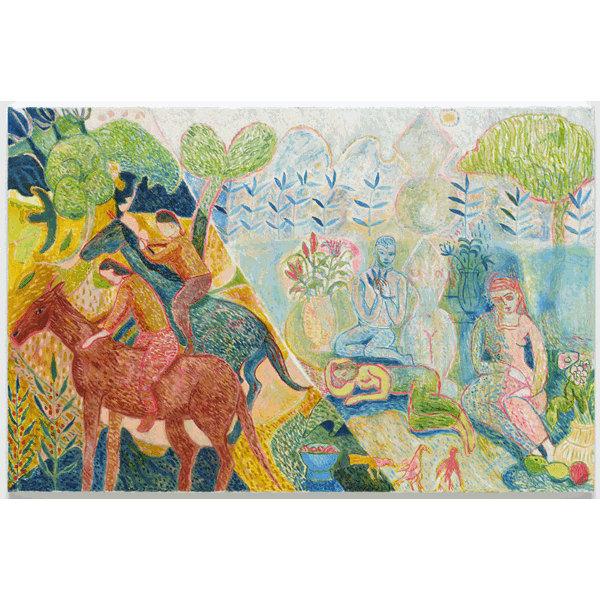 아들이 기획한 엄마의 첫 개인전… 푸근한 일러스트 눈길