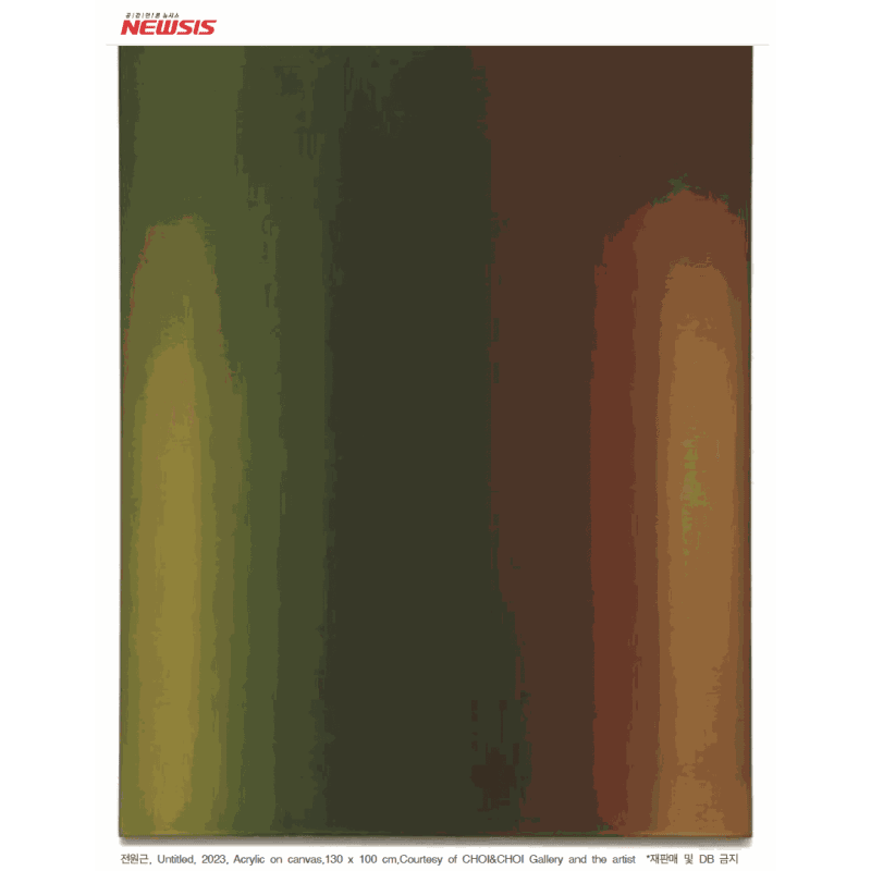 전원근 식물같은 그림.. 초이앤초이 '삼천 배 같은 붓질 수행'