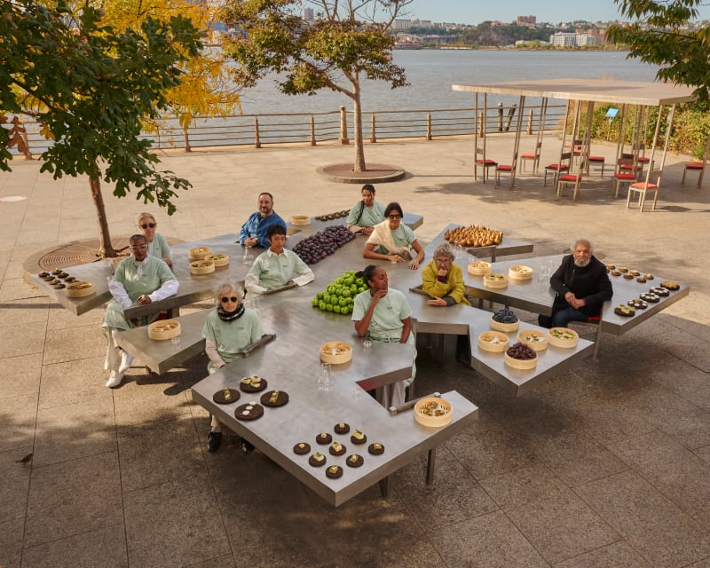 Tea With Strangers, A New Futurist Cookbook by artist Allan Wexler in collaboration with Michael Yarinsky