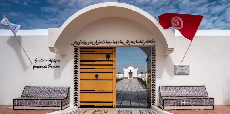 The Jardin d'Afrique/Garden of Africa in Zarzis, Tunisia, organized by artist Rachid Koraïchi (all images courtesy Rose Issa)