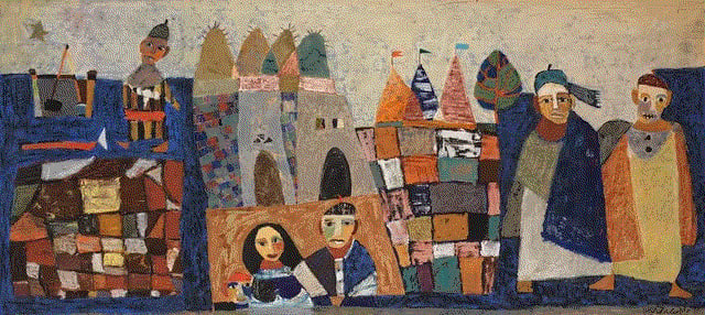 Hamed Abdalla, Conscience du Sol (1956) Collection Dar Abdalla © Abdalla Estate, Paris