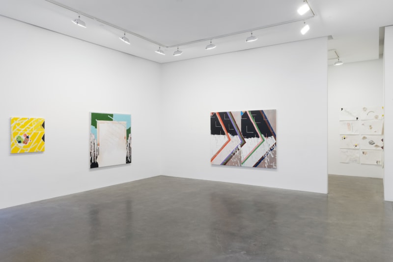 nstallation view of ‘ALLISON MILLER: Speeds’ (2015) at Susan Inglett Gallery, New York City