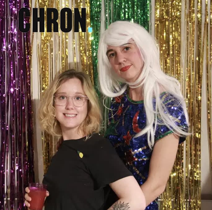 From left, Emily Peacock and Iva Kinnaird.