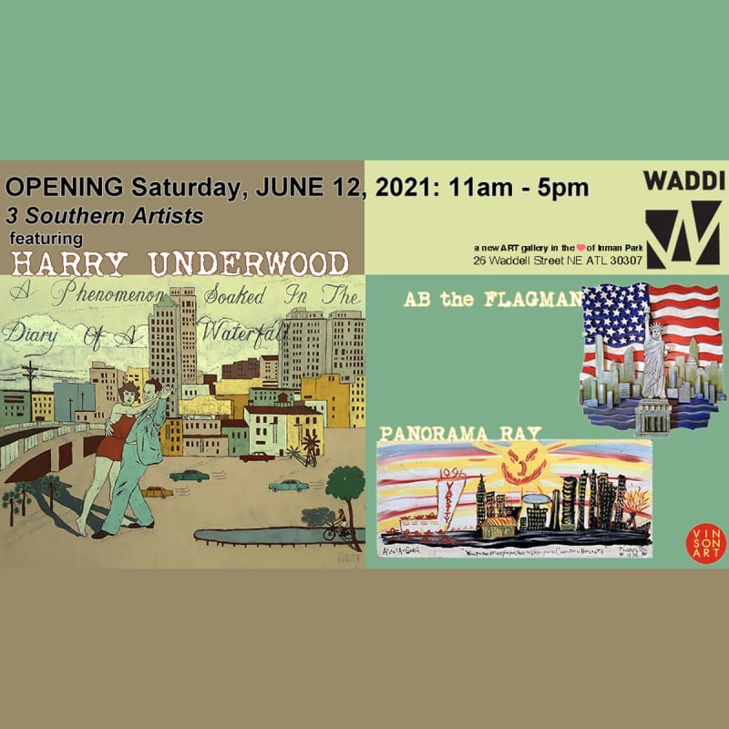3 Southern Artists featuring HARRY UNDERWOOD, + Panorama Ray & Ab the Flagman at The WADDI