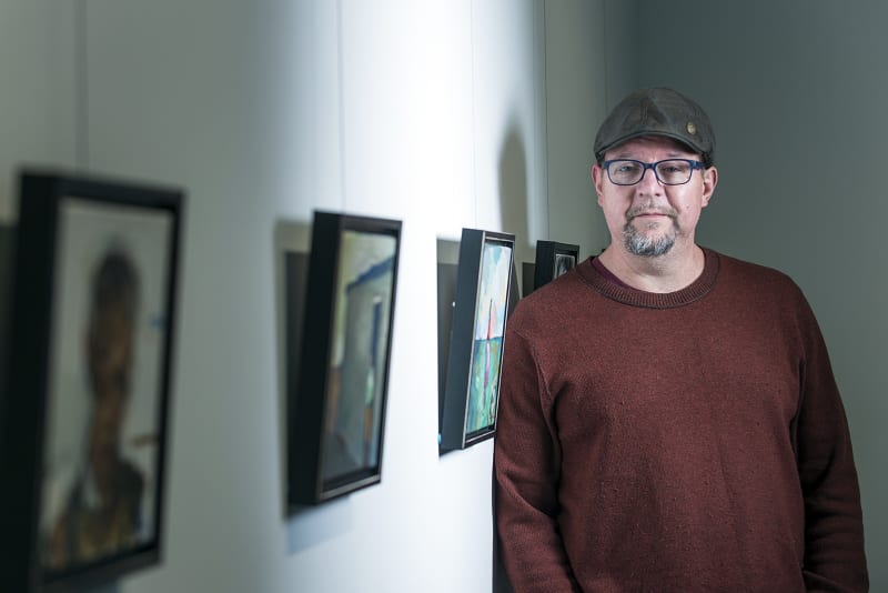 photo of Atlanta art gallery director Shawn Vinson by Hector Amador