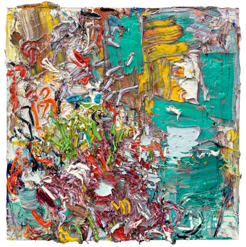 Poetree #2, 2022, oil on linen, 36 x 36 inches