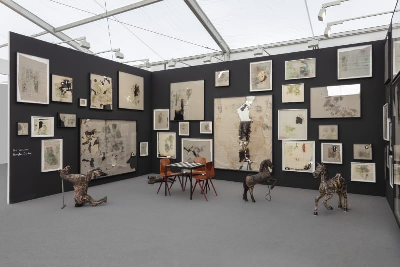 Booth view, Paris + by Art Basel, Dvir Gallery