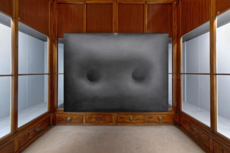 Connector I, II, III 连接体 I, II, III, ZHANG Yunyao 张云垚, 2022. Graphite pencil on felt 石墨铅笔毛毡, 200 × 264...