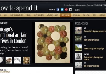 FT How to Spend It on jaggedart artists at SOFA London