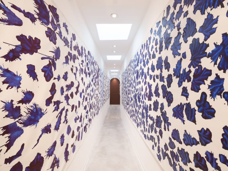 Installation view: To Where the Flowers are Blooming, Spazio Berlendis, 2022, Courtesy of Giorgio De Vechil