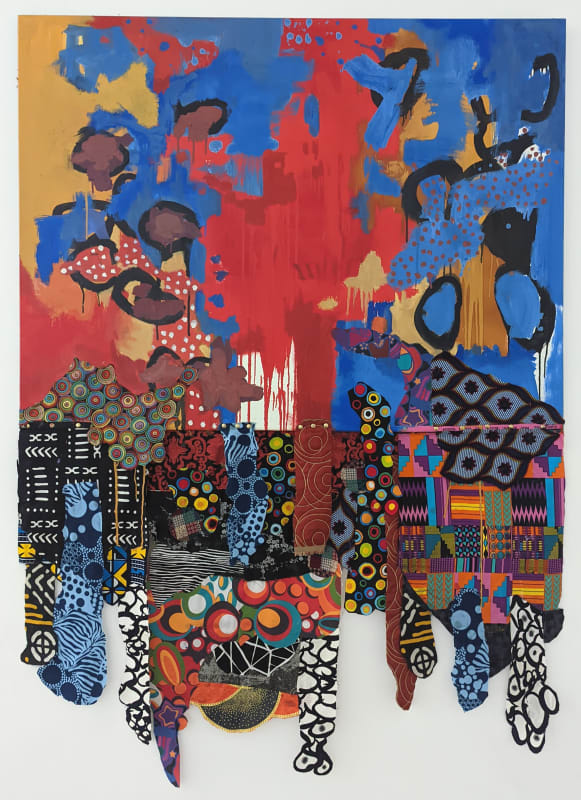 Neo-African Abstract Expressionist painting