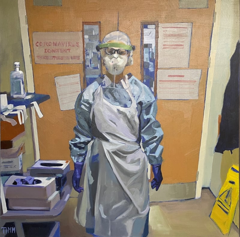 Painting of Claire by Lisa Timmerman