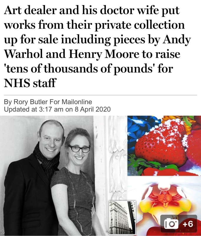 Daily Mail Feature on our NHS Fundraising Sale