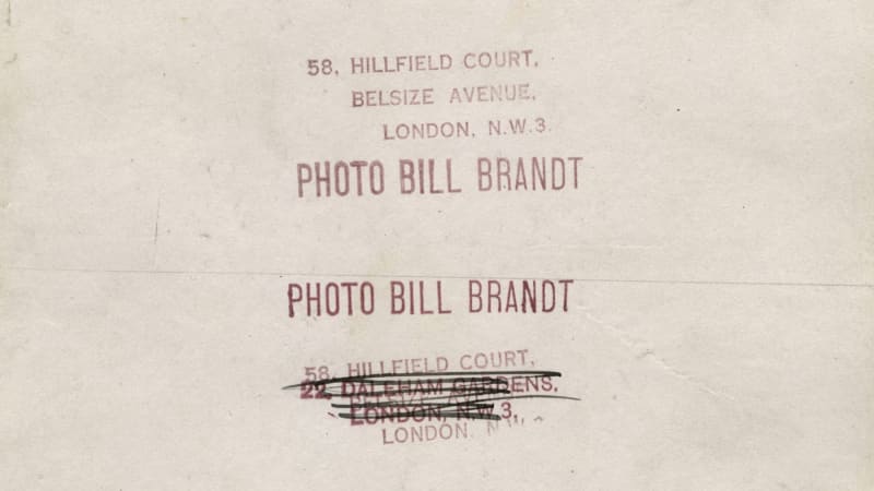 Bill Brandt. Vintage Prints