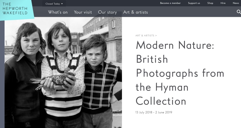 Modern Nature. Photographs from the Hyman Collection