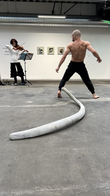 Butoh Dance & Violin performance by Mark Galvan & Michele Walther, Celebrating Queer Asian Pride in Los Angeles