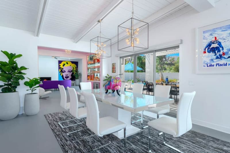 Art provided by That Gallery for boutique luxury rental property company, Stay in Palm Springs