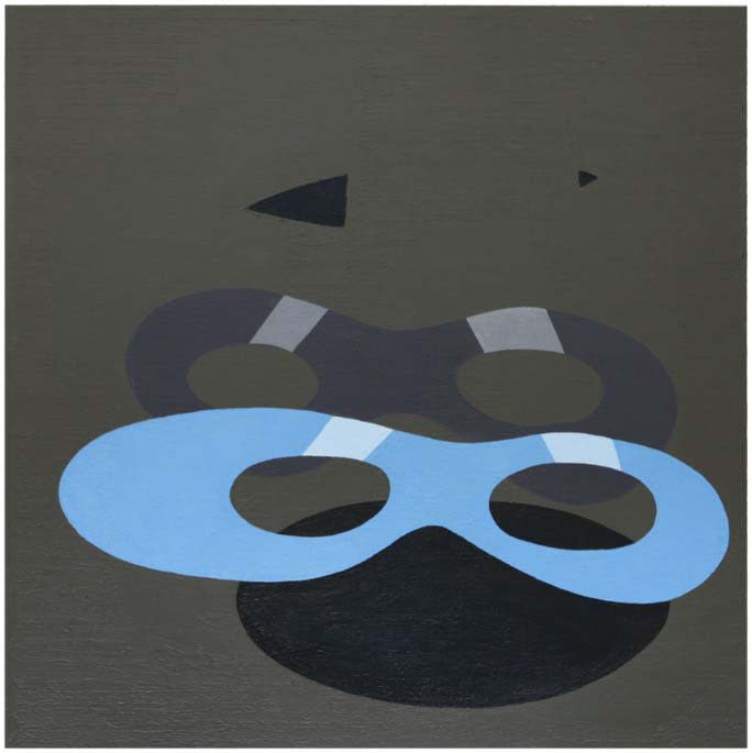 Thé van Bergen - de maskers - 2014+2015 205x205cm