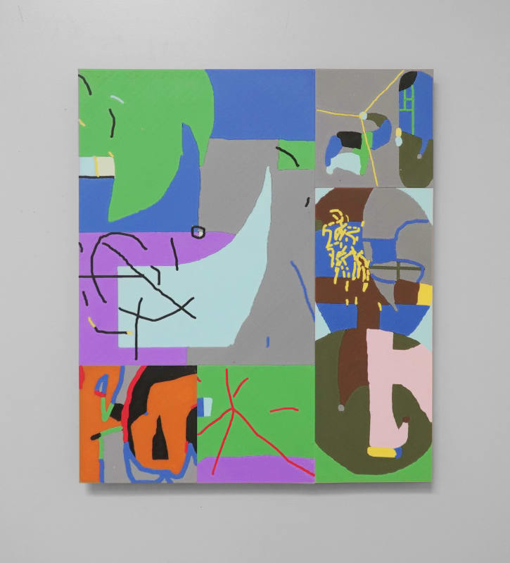 Bo Stokkermans - 3d printed painting system 2022- 2025