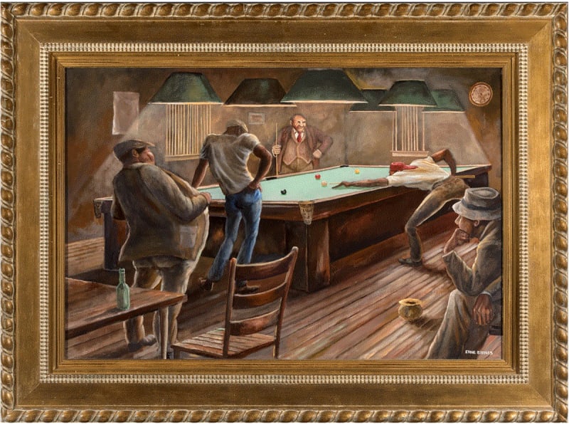 The Winning Shot by Ernie Barnes