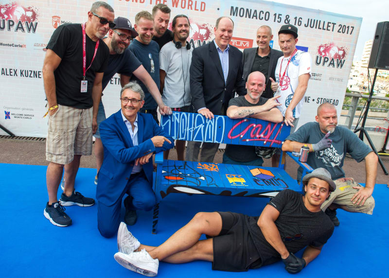 Le Prince Albert II de Monaco & artists