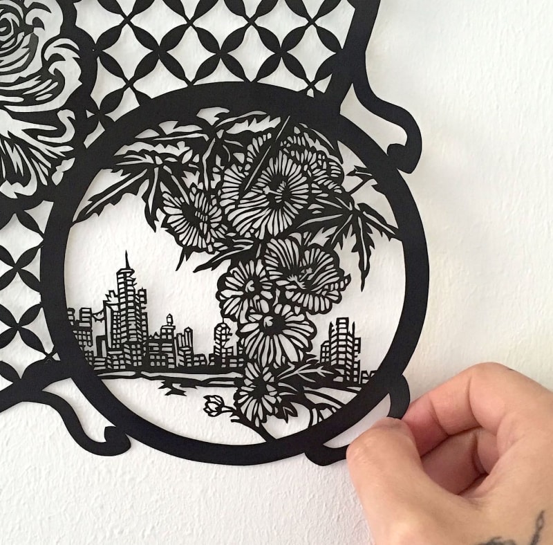 detail of a work