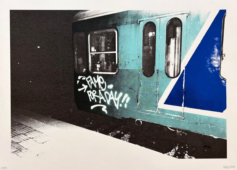 Thierry Furger - '4-6-4 Front' - silkscreen print - 2011