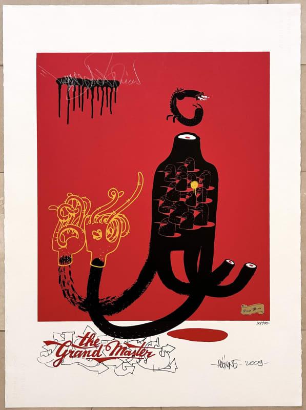 Alëxone - 'The Grand Master' - sérigraphie - 2009