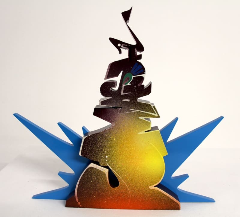 Smash 137 - 'Shooting Star n° 4 / 5' - sculpture en aluminium - 2010
