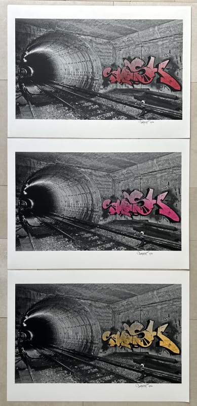 SMASH 137 - 'Industriilor' complet set of 3 silkscreen prints- 2010