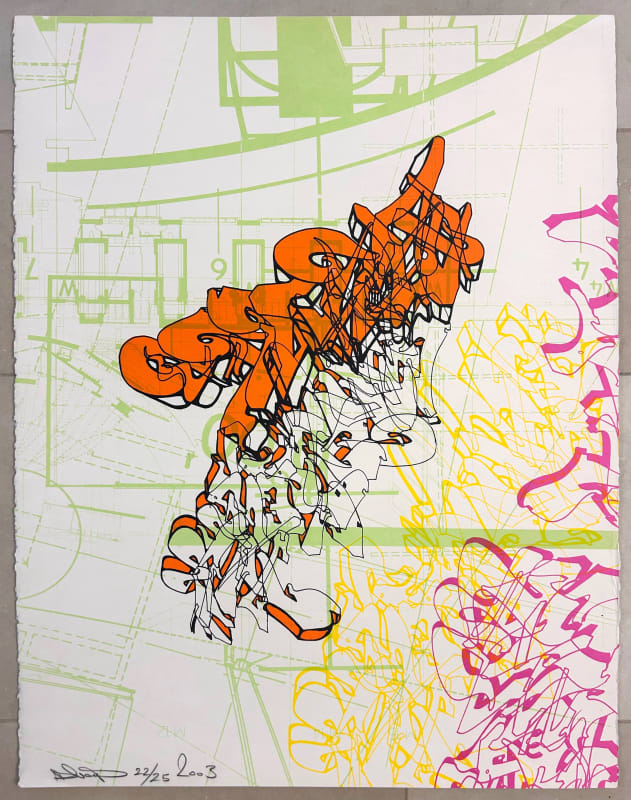 Sharp - 'Architecture'- sérigraphie - 2003