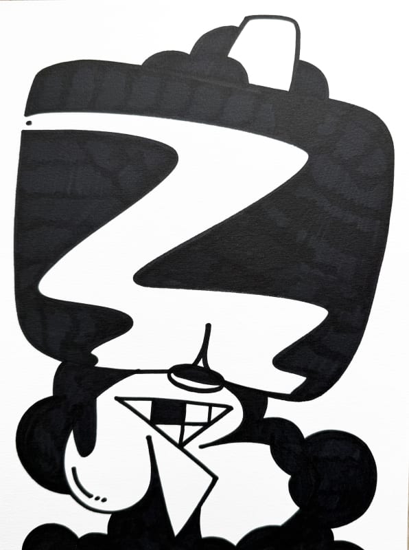 Remio - '11:11 Make a wish' n°1 - œuvre sur papier - 2024