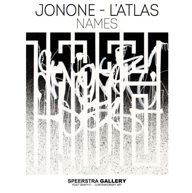 catalogue 'Names' JonOne et L'Atlas 2017