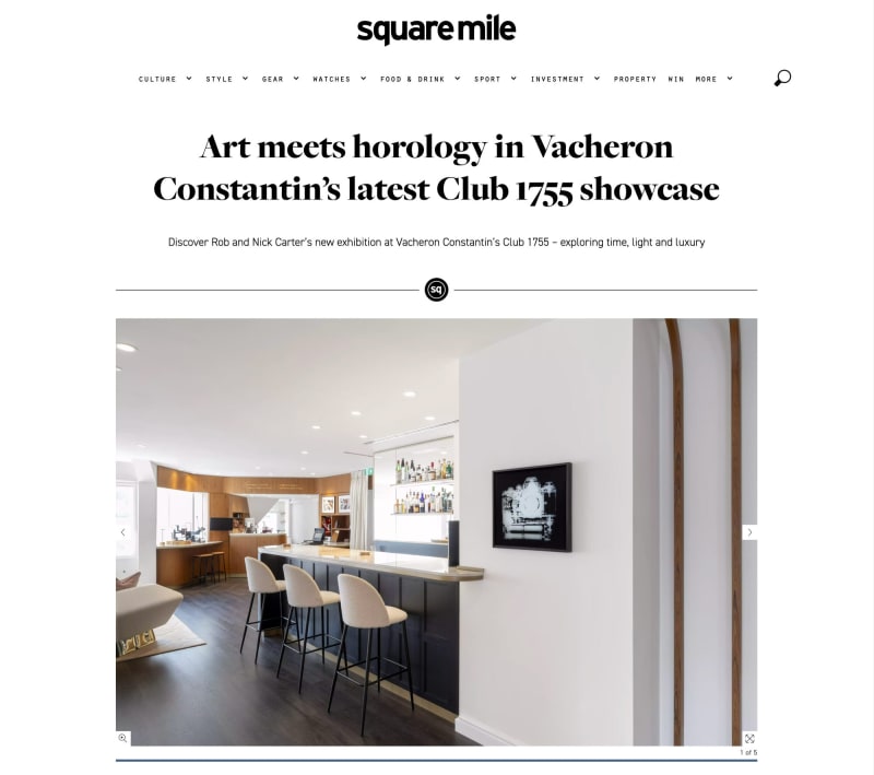 Art meets horology, in Vacheron Constantin’s latest Club 1755 showcase