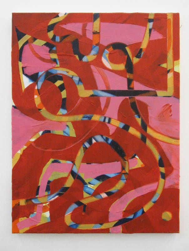 Andy Cross Red Heights of Ether, 2012 oil on canvas 16 x 12 inches