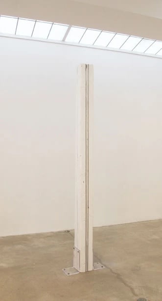 Elaine Cameron-Weir Untitled, 2011 wood, stainless steel, acrylite 108 x 7 x 7 in