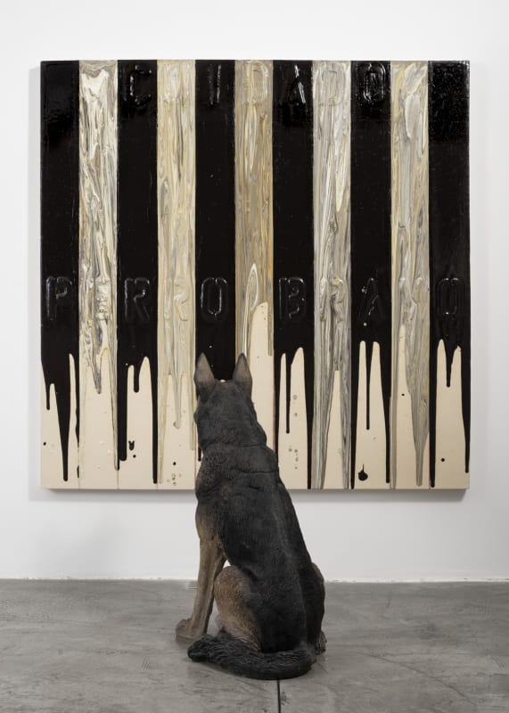 Confussed painting (2007), acrílico sobre tela, 120 x 120 cm