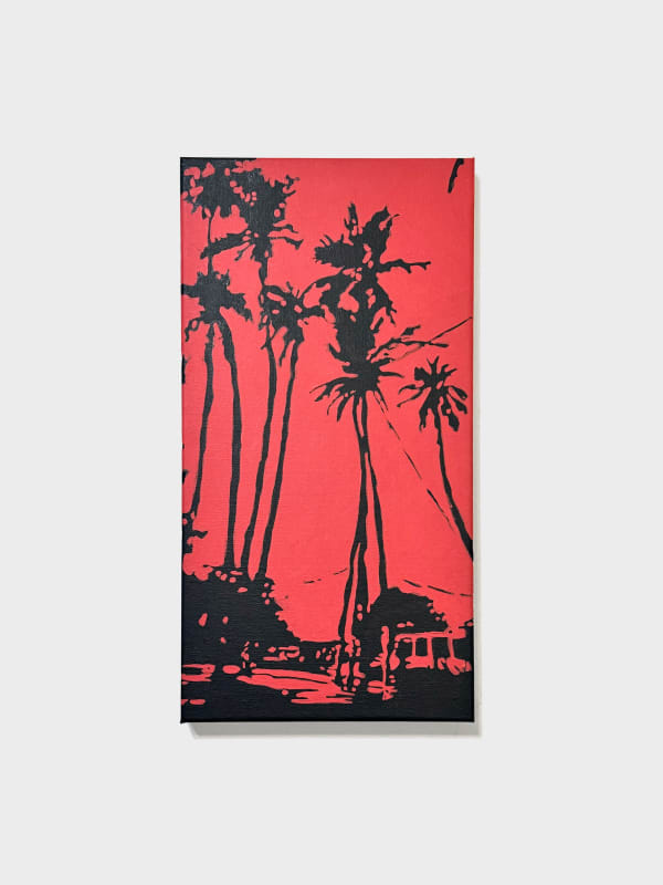 La segunda (Naiguatá), 2023, Pintura acrílica sobre tela, 38 x 20 x 2 cm