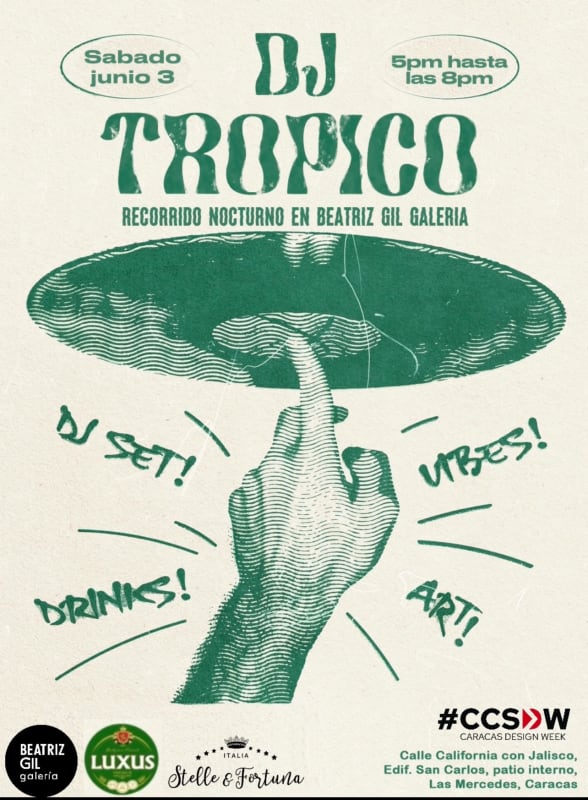 Recorrido Nocturno en Beatriz Gil Galería, Caracas Design Week 2023