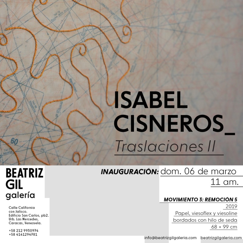 Traslaciones II, Isabel Cisneros