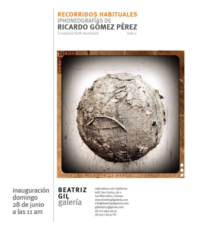 Recorridos Habituales, Ricardo Gómez Pérez