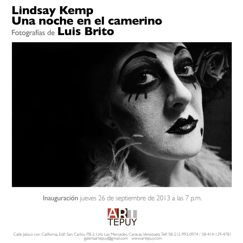 Lindsay Kemp, una noche en el camerino, Luis Brito