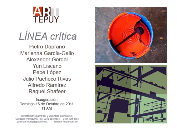 Línea Crítica, 7 artistas participantes