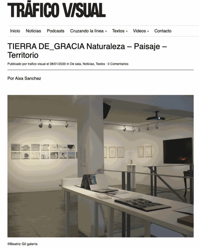 TIERRA DE_GRACIA Naturaleza – Paisaje – Territorio, Tráfico Visual