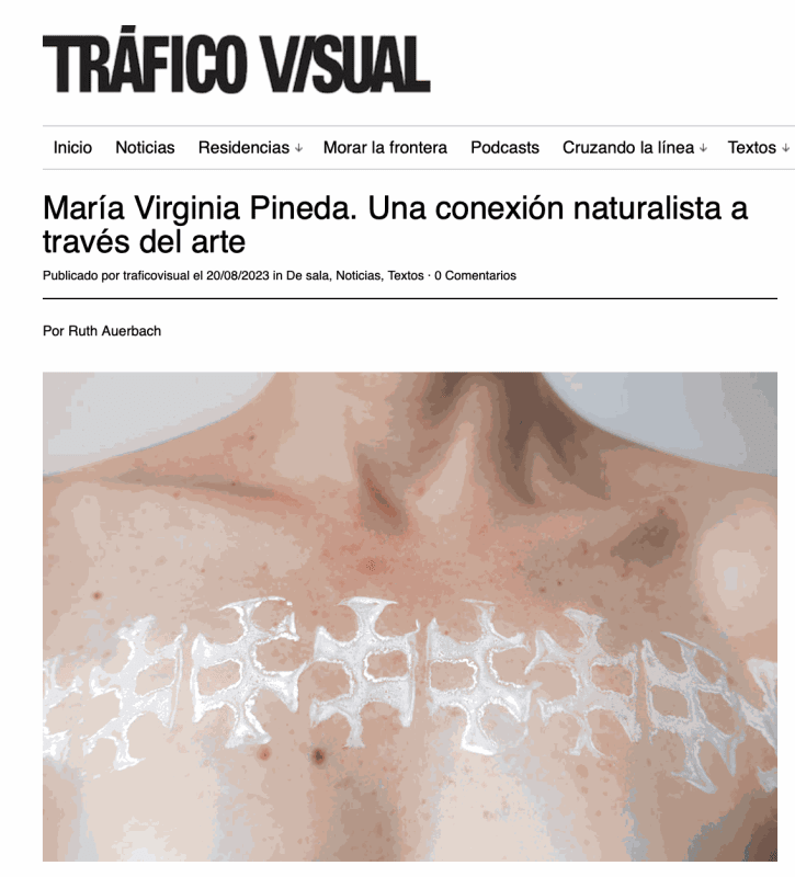 María Virginia Pineda. Una conexión naturalista a través del arte, Trafico Visual - Plataforma online de arte y cultura