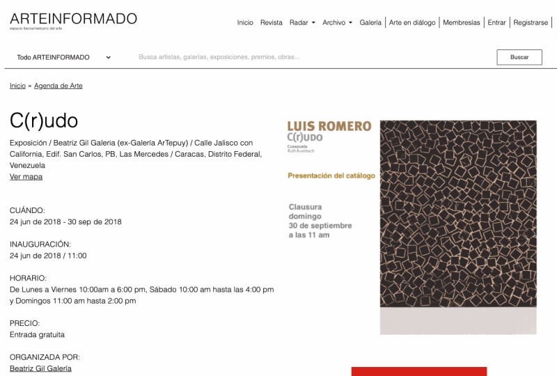 C(r)udo, Arte Informado