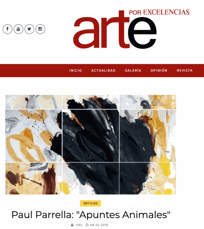 Paul Parrella: 'Apuntes Animales', Arte por Excelencias