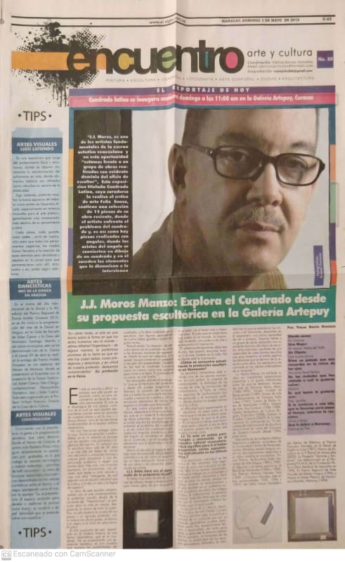 J. J. Moros Manzo: Explora el Cuadrado desde su propuesta escultórica en la Galería Artepuy, El Siglo