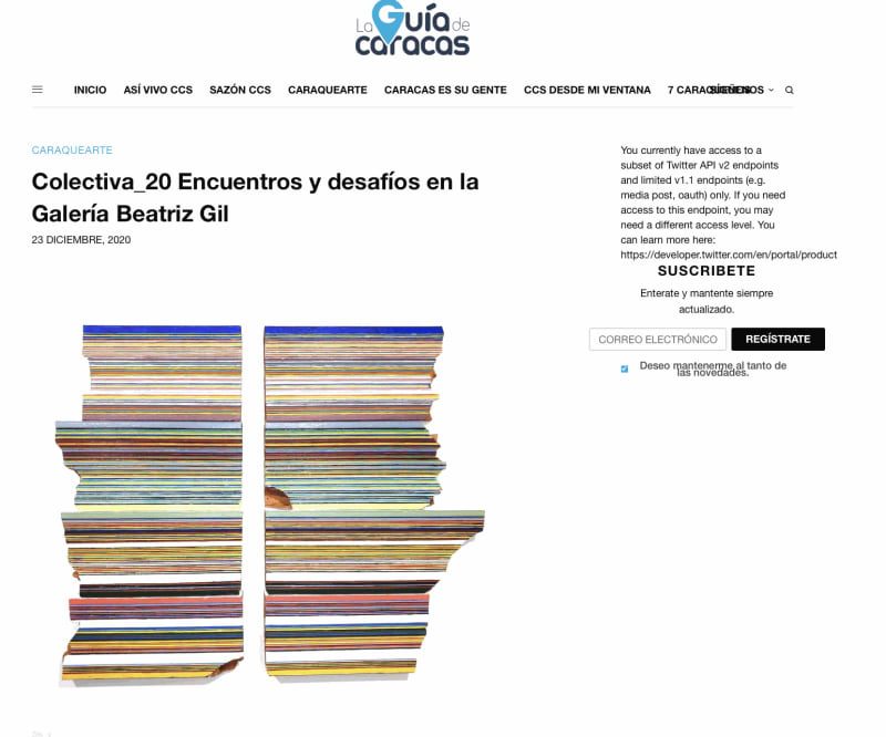 Colectiva_20 Encuentros y desafíos en la Galería Beatriz Gil, La guía de Caracas - Guía cultural digital