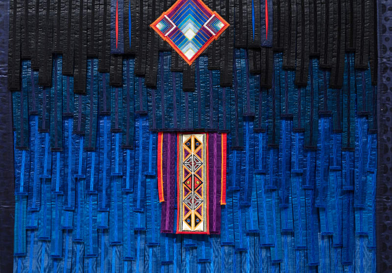 Abdoulaye Konaté and Pierre Bodo on display at the Musée Rath of Geneve